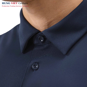 เสื้อโปโลถักลายสำหรับผู้ชายและผู้หญิง, เสื้อโปโลลายพื้นใส่ได้ทั้งชายและหญิงใส่ได้ทุกวันพอดีและดีไซน์ผ้า - Product Image 2