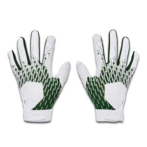 Gants de frappeur de softball professionnels pour jeunes gants de baseball à manchette courte en cuir uni en peau de chèvre pour les joueurs - Product Image 4