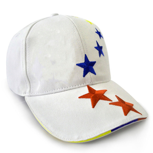 หมวกเบสบอลสุดคลาสสิกผ้าคอตตอน100% ปักลาย3D 5ดาวพร้อมหัวเข็มขัดโลหะหมวกแก๊ป Venezuela 6แผง - Product Image 4