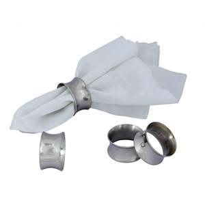 Venta al por mayor elegante oro servilletero de lujo en forma de hoja de metal perla personalizado bodas restaurantes hoteles villas moderno - Product Image 1