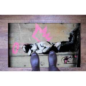 Banksy Angel Boy <b>Rug</b>, Printed <b>Rug</b>, Graffiti <b>Rug</b>, <b>Hallway</b> <b>Rug</b>,Chenille <b>Rug</b> - Product Image 5
