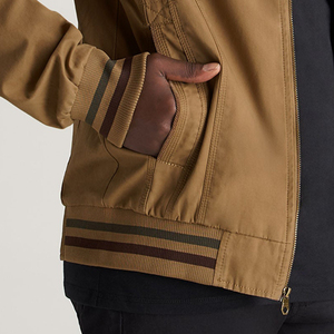 Custom Designed High Quality <b>Thin</b> Canvas Bomber <b>Jackets</b> Durable Stand Collar Available for Bulk Orders - Product Image 5