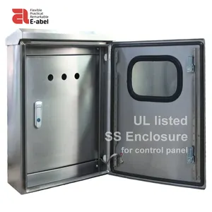 Eabel UL listed stainless steel control box OEM custom electrical control box enclosure for assembly workshop equipment factory