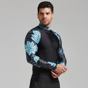 Rashguard MMA à manches longues en spandex et polyester, compression sportive, évacuation de l'humidité, impression par sublimation, directement de l'usine - Product Image 1