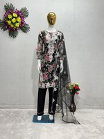 Salwar Kameez Anarkali costume traditionnel indien et pakistanais pour femmes Saree laine XXS taille vêtements