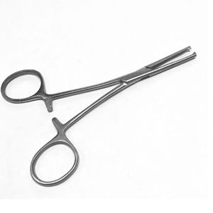 Fórceps rectos Kocher Hemostat Instrumento quirúrgico de acero inoxidable Fórceps Kocher de alta calidad - Product Image 1