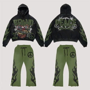 Survêtement entièrement imprimé de haute qualité avec nom de marque personnalisé Collection d'hiver à capuche par Hanger Impex-One Bennie Cap Free Cost - Product Image 5