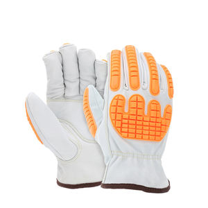 2025 cuir de haute qualité avec protection TPR gants de mécanicien d'impact gants de travail polyvalents - Product Image 1