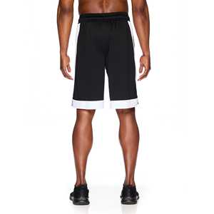 Shorts d'entraînement de gymnastique pour hommes nouveau Design été motif solide survêtement coupe ample 95% Polyester 5% Spandex Basketball Shorts - Product Image 4