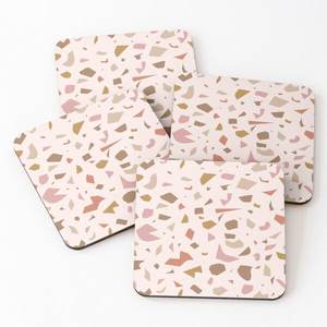 Hot Arrive Design Wood & Enamel Print <b>Coaster</b> Mat Pads for Office & Home Restaurant <b>Christmas</b> House Warming Parties Gettogether - Product Image 2