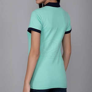 OEM Best-seller T-shirt polo pour femmes T-shirts polo de haute qualité pour dames avec motifs personnalisés et couleurs Chemise élégante - Product Image 2