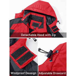 Chaqueta Hombre con Tejido Impermeable Alto Rendimiento con Capucha Ajustable y Protección Aislante para Frío Extremo - Product Image 6