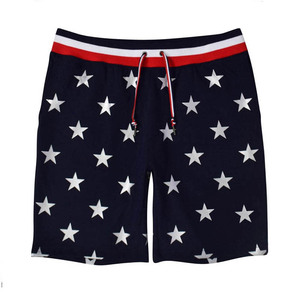 Shorts pour hommes à taille élastique, ajustement flexible pour toutes les tailles, motif écossais formel, décoration tie-dye, séchage rapide, shorts d'été pour l'extérieur - Product Image 2