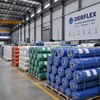 Bâche en PVC 2000D 900 g/m² résistante aux déchirures, aux acides et aux alcalis pour couvertures chimiques et gonflables