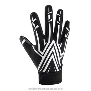 Guantes de fútbol americano de diseño personalizado, guantes adhesivos receptores de Palma con tela transpirable, fabricados para un rendimiento óptimo - Product Image 3