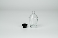 Flacon en verre Botella de vidrio bouteilles en verre 30ml Flacons de parfum en verre avec couvercle en plastique pour flacon de parfum
