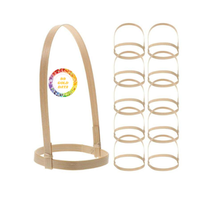 Prix usine naturel fait à la main en bambou lait thé tasse transporteur écologique bulle thé tasses support - Product Image 5