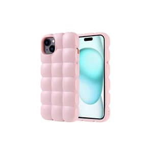 Étui de protection en silicone liquide flexible brillant anti-traces de doigts de la série ASMA Dom Dom pour iPhone 15 Plus - Product Image 1