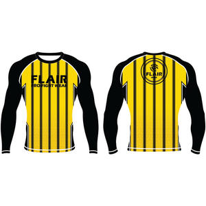 เสื้อไนลอน BJJ ป้องกันผดผื่นป้องกันรังสียูวียาวเสื้อบีบอัดกันยูวีทนทานออกแบบได้ตามต้องการระบายอากาศและใส่สบาย - Product Image 1