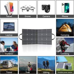 Station d'alimentation portable 330W, compatibilité panneau solaire 100W 18V, chargeur solaire pliable, sortie USB QC 3.0, 299Wh solaire - Product Image 2