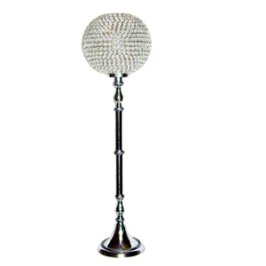 Portavelas de decoración de mesa portavelas de Metal decorativo con cuentas de cristal hecho a mano a la venta - Product Image 3