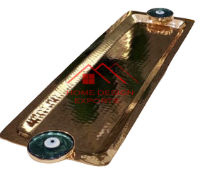 Plateau de service en métal de forme carrée en métal de coulée en aluminium 2025 plateau de service en métal de meilleure vente - Product Image 4