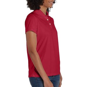 Mujer de alta calidad Casual para camisa Jersey Impresión de pantalla de seda transpirable Opción de logotipo personalizado Patrón sólido-Pedidos al por mayor - Product Image 5