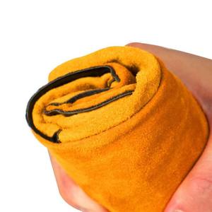 Long High Temperature Resistant <b>Cow</b> Split Leather Welding Work Safety Gloves - Product Image 4