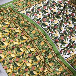 Colchas Dohar de Algodón Orgánico Tamaño Queen, Estilo Moderno, Estampadas a Mano, Bordadas, Tradicionales - Product Image 2