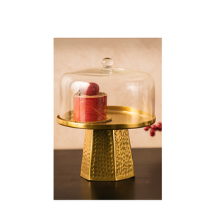 Dessert Brass <b>Stand</b> <b>Cupcake</b> <b>Stand</b> 1-Tier Cake <b>Stand</b> for Wedding Anniversary Birthday Party and Event - Product Image 1