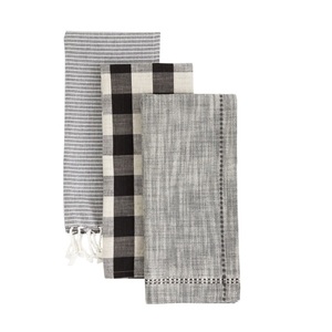 Serviette à thé en tissu sergé 100% coton 190 Gsm pour tous vos besoins de cuisine, prix d'achat en gros, blanc uni vierge en vrac - Product Image 4