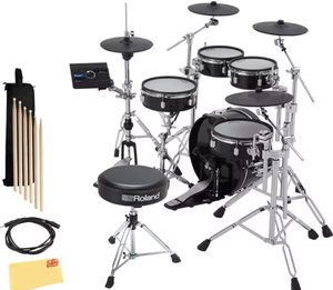Mejor Oferta Comercial para el Nuevo Kit de Batería Electrónica Roland VAD307 V-Drums Acoustic Design de 5 Piezas, Plegable y Resistente al Agua - Product Image 1