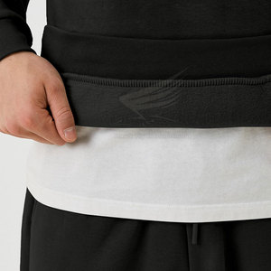 Nouveau style 2025 – Survêtement décontracté d'hiver pour homme, à capuche, motif uni, en coton léger, respirant, écologique, haute qualité – Vente chaude - Product Image 5