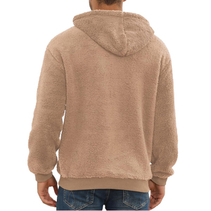 Sweat-shirts en polaire sherpa pour hommes de qualité supérieure - Taille plus grande Séchage rapide Respirant Streetwear Léger Coupe ajustée Design et logo doublés - Product Image 4