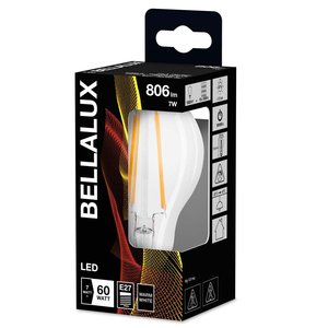Lampada LED standard in cristallo trasparente 7W 2700K 806Lm (Bellalux 4058075115217) - Product Image 2