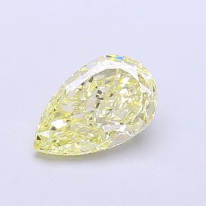 Diamante Cultivado en Laboratorio, Corte Pera, 1.00ct, VS1, Amarillo Intenso Fantasía - Product Image 1