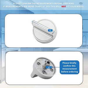 ชุดลูกบิดเตา/เตาแก๊สเวิร์ลพูล (4 ชิ้น) - สำหรับใช้ในครัวเรือน - Product Image 3