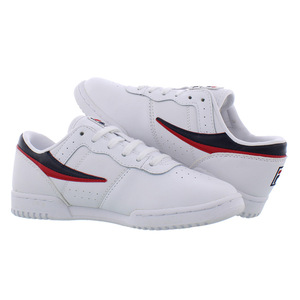 Zapatos Deportivos Fila Original para Mujer, Color: Blanco/Azul Marino/Rojo, 100% Auténticos - Product Image 4