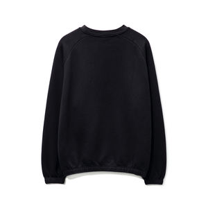 Wholesale Unisex Cotton Fleece Pullover Hoodies Manufacturer Custom Logo <b>Black</b> <b>Plain</b> Blank <b>Men</b> <b>Hoodie</b> Sweatshirts - Product Image 2