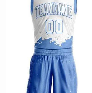 ชุดบาสเก็ตบอลขายดีพร้อมลายพิมพ์ตามสั่ง มีไซส์พลัส ผลิตจากโพลีเอสเตอร์ 100% ราคาขายส่ง - Product Image 2