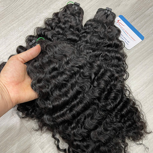 Tendance à chaud!!! Vente en gros Paquets de cheveux bruts Vapeur Paquets de cheveux birmans bouclés avec fermeture à lacet Fournisseurs de cheveux bruts de toutes les longueurs - Product Image 4