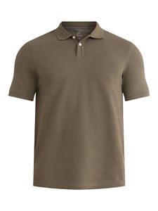 เสื้อโปโลผู้ชายผ้าฝ้าย100% แบบสั่งทำเสื้อยืดกอล์ฟแขนสั้นแบบดูดความชื้น - Product Image 4