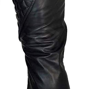 Latest Style <b>Men</b> <b>Leather</b> <b>Pants</b> Lightweight Elastic Waist Casual High Quality <b>Leather</b> <b>Pants</b> for Sale Best Quality Cheap Price - Product Image 6