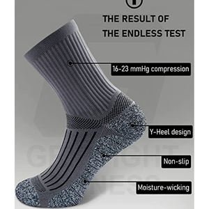 Elite 3D Pattern Crew Calcetines de baloncesto para deportes de primavera Calcetines deportivos atléticos - Product Image 3