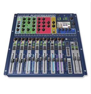 มิกเซอร์เสียงดิจิตอล 14 ช่อง Soundcraft Si Expression พร้อมพอร์ต USB สำหรับบันทึกเสียงและมิกซ์เสียงสำหรับสตูดิโอและการแสดงสด - Product Image 1