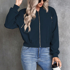 Chaqueta Bomber de Invierno para Mujer con Logotipo Personalizado, Acolchado Interior Suave, Cintura Acanalada y Soluciones de Ropa OEM ODM - Product Image 2