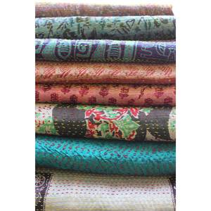 Vintage Kantha Silk <b>Scarf</b> Reversible 100% Silk Sari Saree Wrap Hand Drawn Designer Pattern Long Indian <b>Dupatta</b> Wholesale Supply - Product Image 4