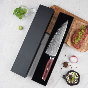 Couteau de chef de cuisine style japonais en acier Damas à lame ultra tranchante personnalisé de qualité supérieure OEM ODM Service - Product Image 6