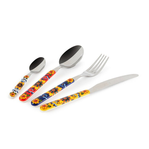 Luxury Heavy Duty European Silver Polished Cutlery Wedding Stainless Steel Flatware Metal <b>Spoon</b> <b>Fork</b> <b>Set</b> for Hotels Use - Product Image 2