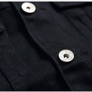 New Style Custom Plus Size <b>Denim</b> <b>Jackets</b> For Casual High Quality Fashion 100% Cotton Made Casual Solid Color Men <b>Denim</b> <b>Jacket</b> - Product Image 6